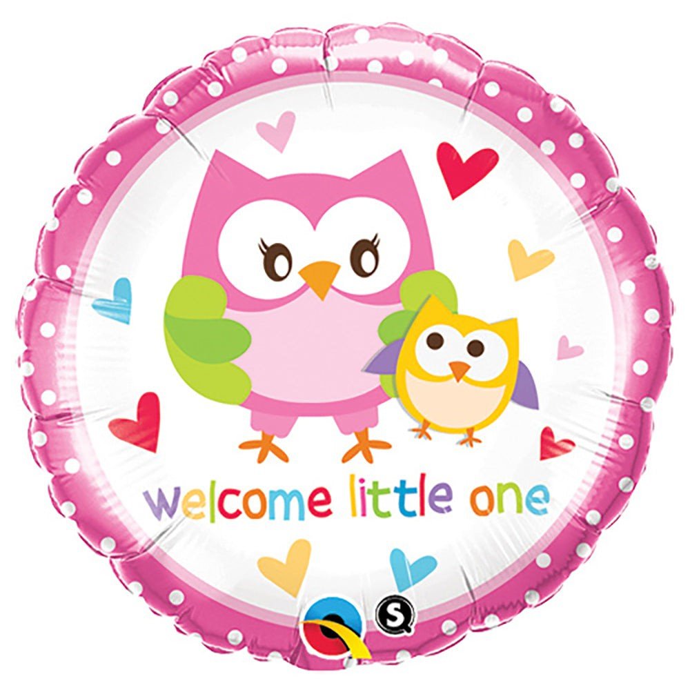 18 inch WELCOME LITTLE ONE OWLS