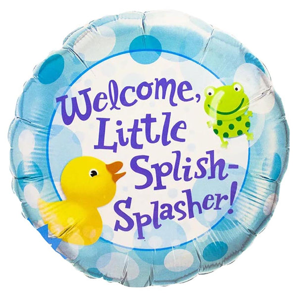 18 inch WELCOME LITTLE SPLISH - SPLASHER! - LA Balloons