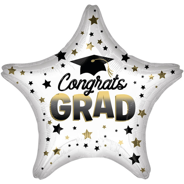 19 inch DIFFUSED OMBRE CONGRATS GRAD - LA Balloons