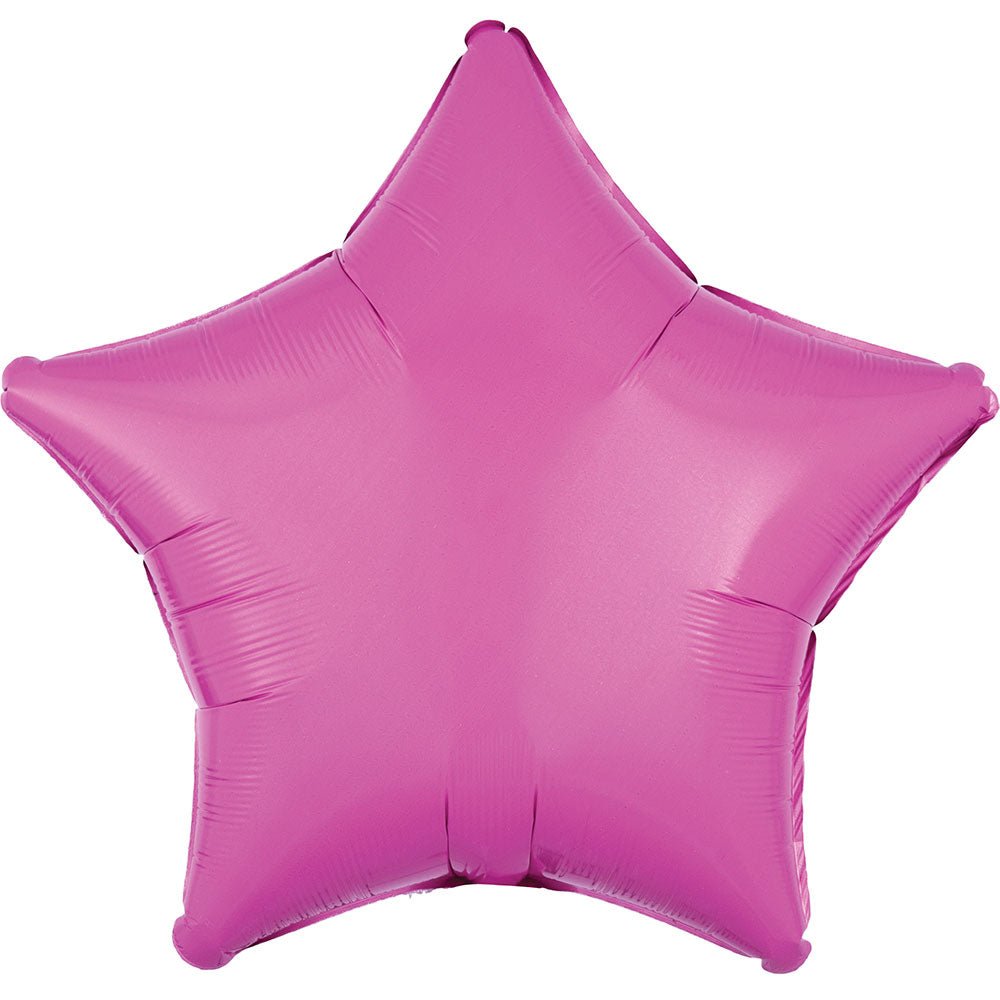 19 inch STAR - BRIGHT BUBBLE GUM PINK
