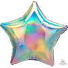 19 inch STAR - IRIDESCENT PASTEL RAINBOW - LA Balloons
