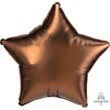 19 inch STAR - SATIN LUXE COCOA - LA Balloons