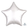 19 inch STAR - SATIN LUXE WHITE SATIN - LA Balloons