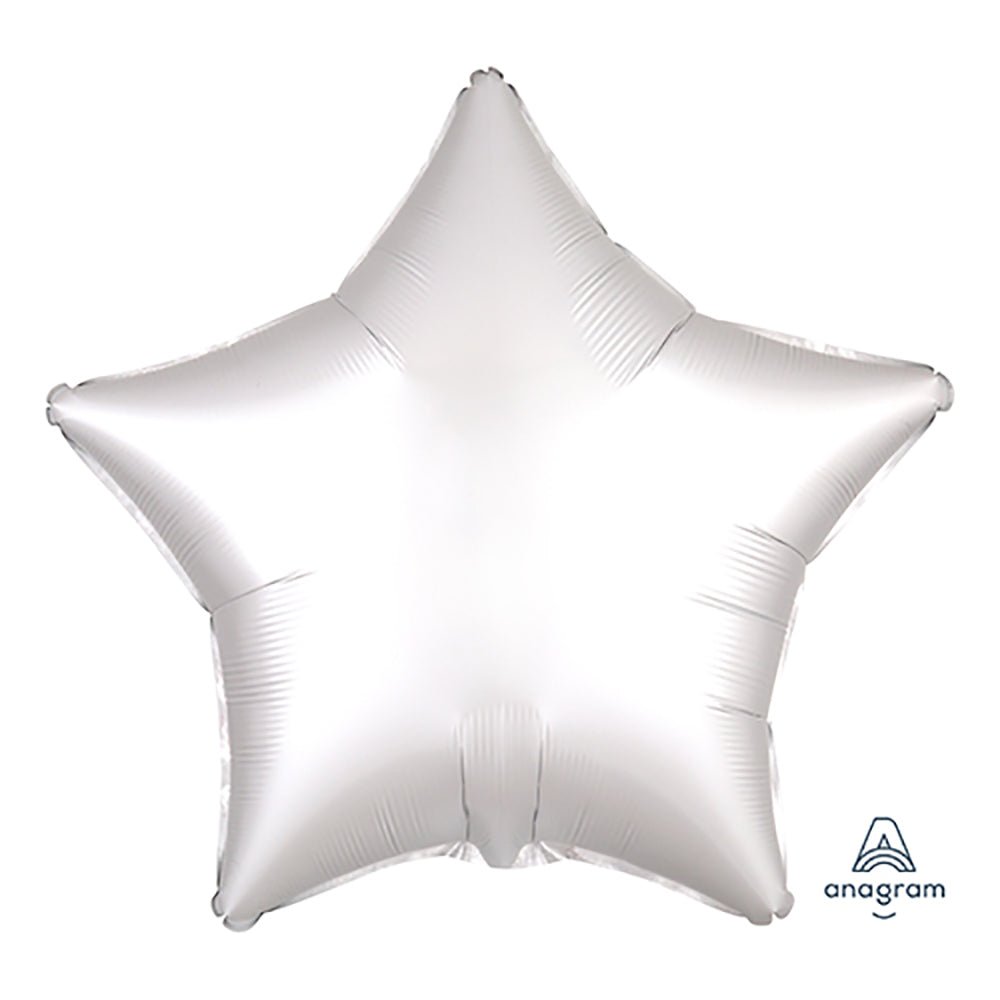 19 inch STAR - SATIN LUXE WHITE SATIN