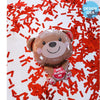 20 inch HAPPY VALENTINE'S DAY CUDDLY BEAR - LA Balloons