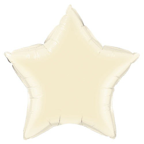 20 inch STAR - PEARL IVORY - LA Balloons