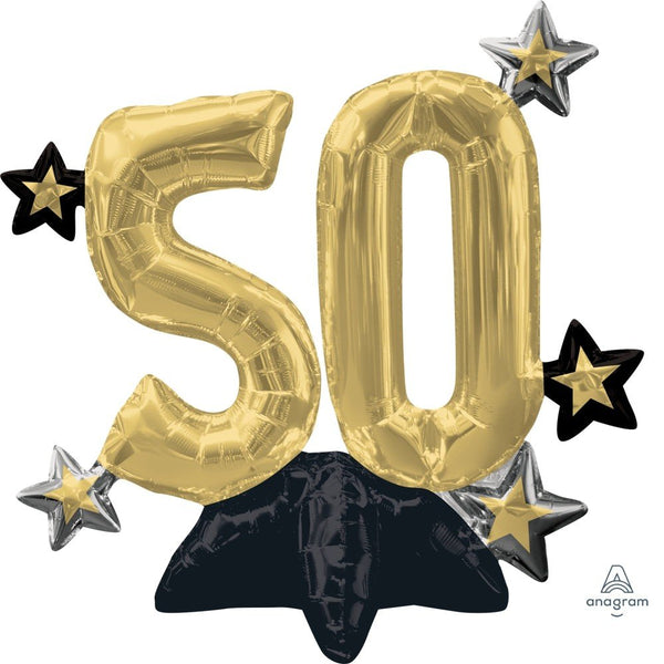 21 inch CELEBRATE 50 (AIR - FILL ONLY) - LA Balloons