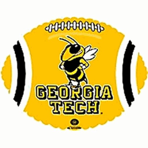 21 inch GEORGIA TECH YELLOW JACKETS FOOTBALL - LA Balloons