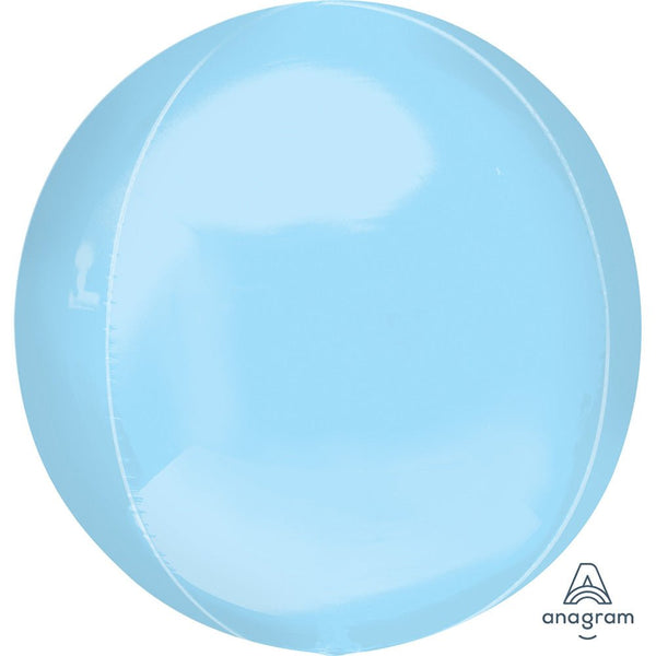 21 inch JUMBO PASTEL BLUE ORBZ (3 PK) - LA Balloons