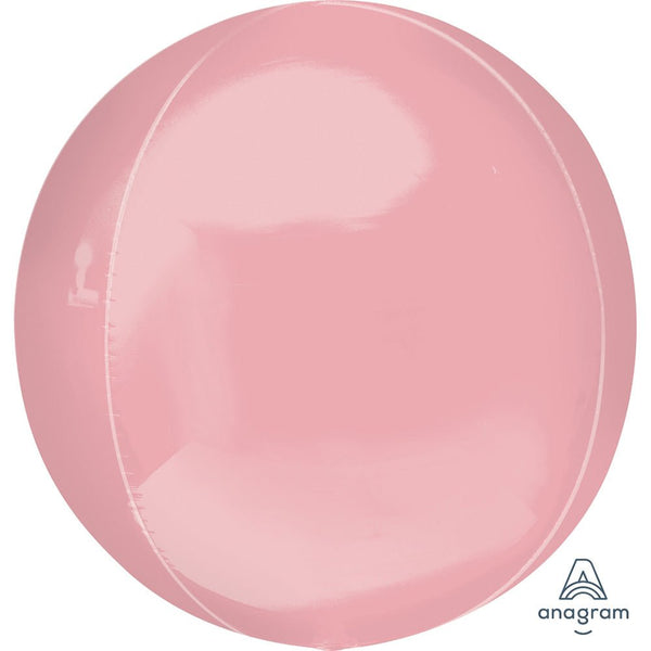21 inch JUMBO PASTEL PINK ORBZ (3 PK) - LA Balloons