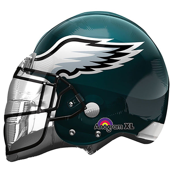 21 inch NFL PHILADELPHIA EAGLES FOOTBALL HELMET - LA Balloons