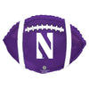 21 inch NORTHWESTERN UNIVERSITY NW WILDCATS FOOTBALL - LA Balloons