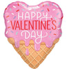 21 inch VALENTINE'S WAFFLE CONE - LA Balloons