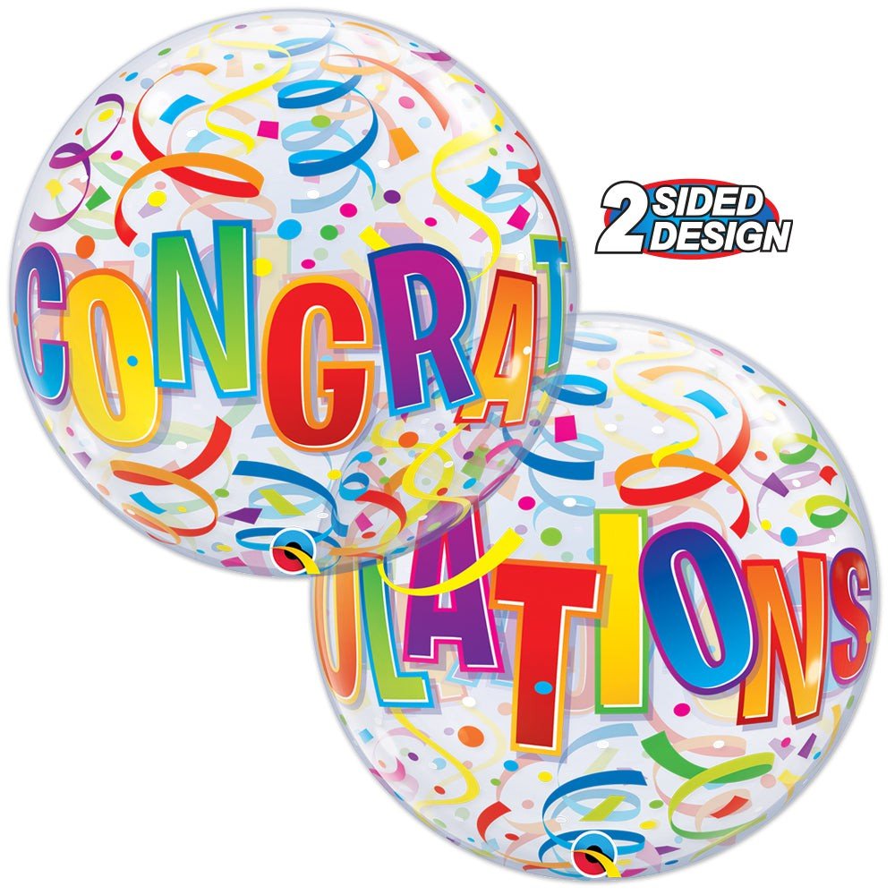 22 inch BUBBLE - CONGRATULATIONS AROUND