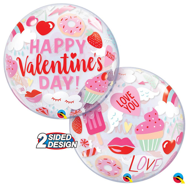 22 inch BUBBLE - EVERYTHING VALENTINE'S - LA Balloons