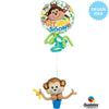 22 inch BUBBLE - GET WELL MONKEYS - LA Balloons