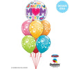 22 inch BUBBLE - M(HEART)M DAY BIG HEARTS - LA Balloons