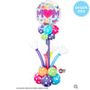 22 inch BUBBLE - M(HEART)M DAY BIG HEARTS - LA Balloons