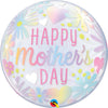 22 inch BUBBLE - MOTHER'S DAY FLORAL PASTEL - LA Balloons