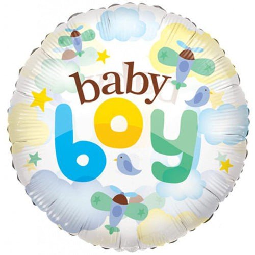 24 inch BABY BOY CLEAR - LA Balloons
