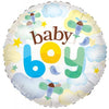 24 inch BABY BOY CLEAR - LA Balloons
