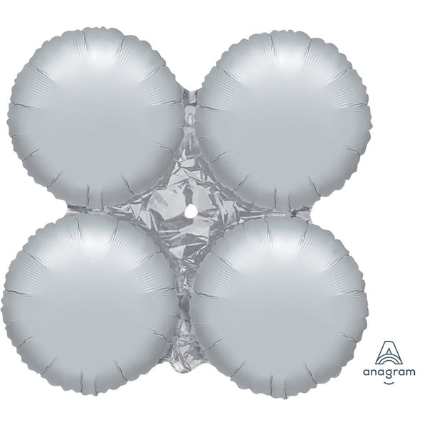 24 inch MAGICARCH LARGE - METALLIC SILVER - LA Balloons