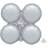24 inch MAGICARCH LARGE - METALLIC SILVER - LA Balloons