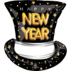 24 inch POP CLINK CHEERS TOP HAT - LA Balloons