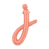 24 inch SCRIPT LETTER J - ROSE GOLD (AIR - FILL ONLY) - LA Balloons