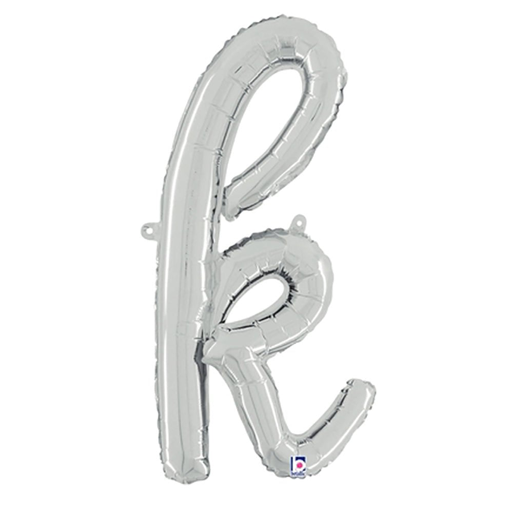 24 inch SCRIPT LETTER K SILVER (AIR-FILL ONLY)