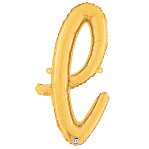 24 inch SCRIPT LETTER L GOLD (AIR-FILL ONLY)
