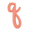 24 inch SCRIPT LETTER Q - ROSE GOLD (AIR - FILL ONLY) - LA Balloons