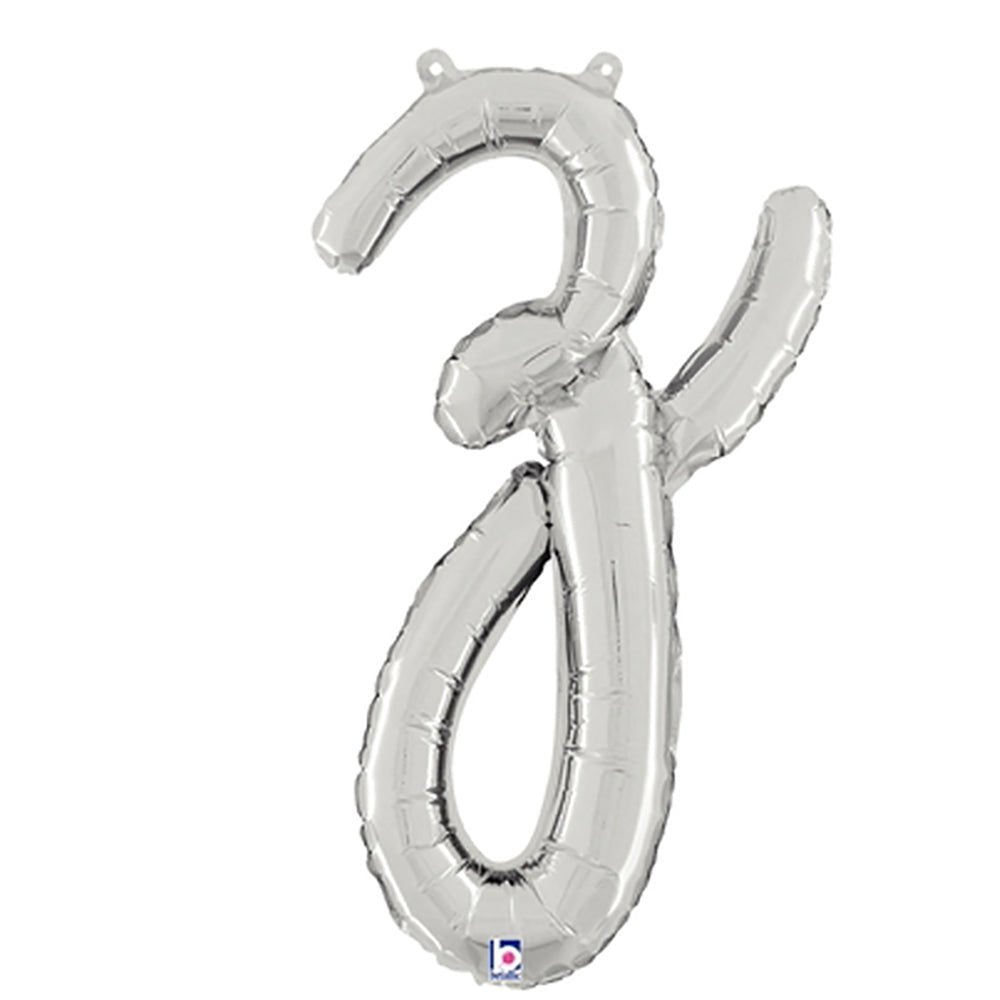 24 inch SCRIPT LETTER Z SILVER (AIR-FILL ONLY)