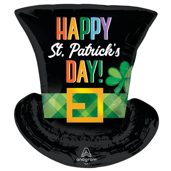 24 inch ST. PATRICK'S DAY TOP HAT - LA Balloons