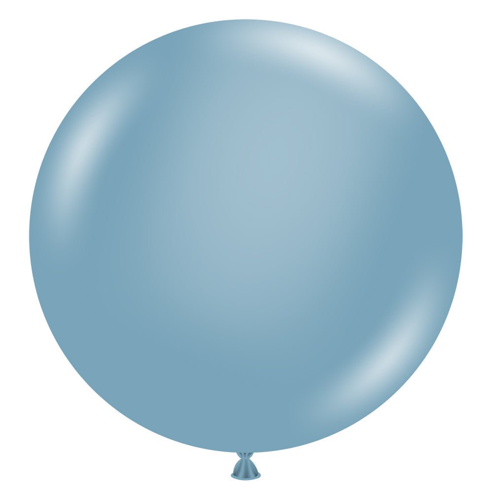 24 inch TUFTEX BLUE SLATE - LA Balloons