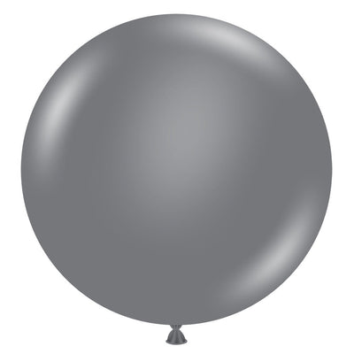24 inch TUFTEX GRAY SMOKE - LA Balloons