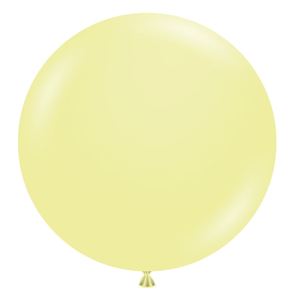 24 inch TUFTEX LEMONADE YELLOW - LA Balloons