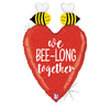 25 inch GLITTERING WE BEE - LONG TOGETHER - LA Balloons