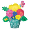 26 inch HAPPY MOTHER'S DAY PRETTY FLOWER POT - LA Balloons