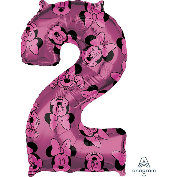26 inch MINNIE MOUSE FOREVER NUMBER 2 - LA Balloons