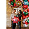 26 inch SATIN INFUSED POINSETTIA - LA Balloons