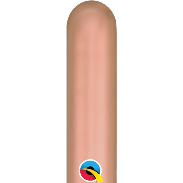 260Q QUALATEX CHROME - ROSE GOLD - LA Balloons