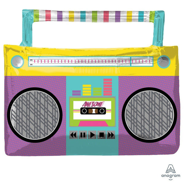 27 inch AWESOME PARTY BOOM BOX - LA Balloons