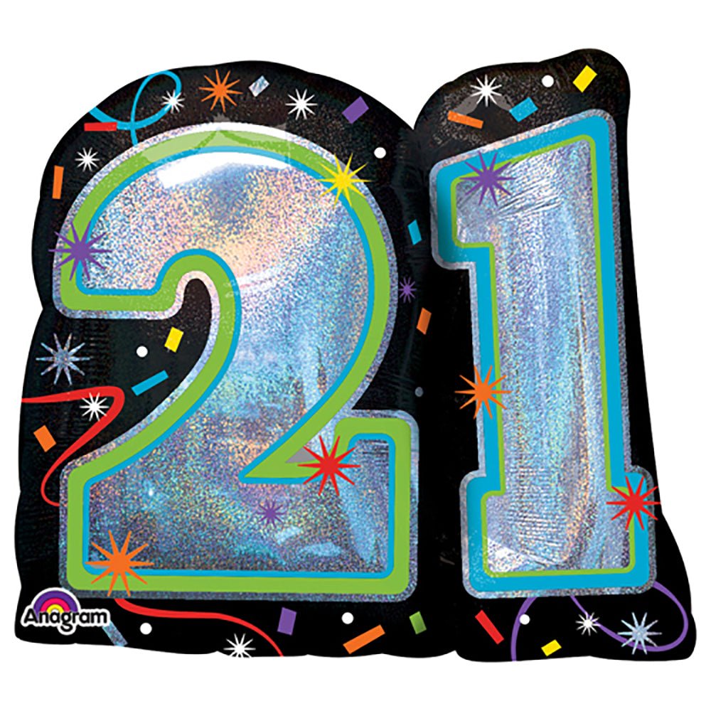 27 inch BRILLIANT BIRTHDAY 21
