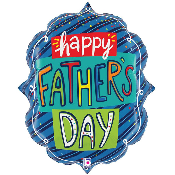 27 inch FATHER'S DAY CONFETTI FRAME - LA Balloons