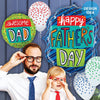 27 inch FATHER'S DAY CONFETTI FRAME - LA Balloons