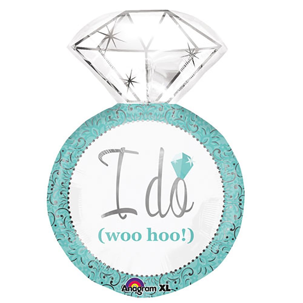27 inch I DO WEDDING RING - BLUE