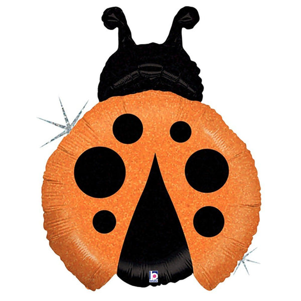 27 inch ORANGE LADYBUG - LA Balloons