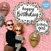27 inch SATIN LEOPARD BIRTHDAY - LA Balloons