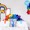 27 inch SATIN PAINTERLY DOTS BIRTHDAY - LA Balloons